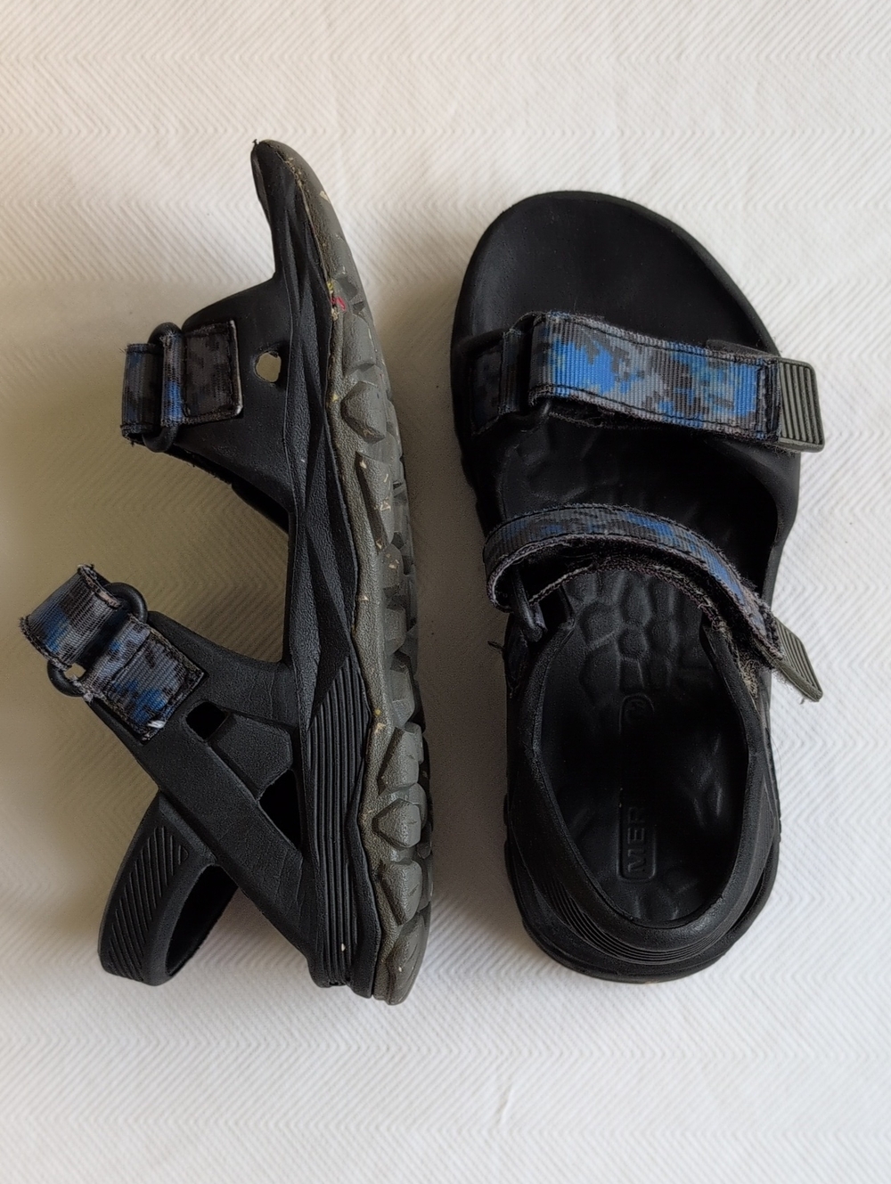 merrell hydro drift toddler water sport sandals camo size 10